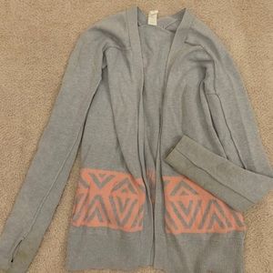 Little girls Ivivva cardigan.